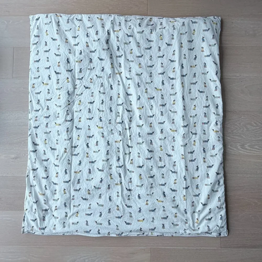 IKEA Drömslott Dachshund Sausage Dog Toddler Bedding Duvet Cover & Insert
